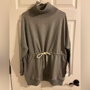 Varley Adelaine Sweatshirt Jersey Turtleneck Size Small
